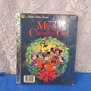 A Little Golden Book Mickey's Christmas Carol Book